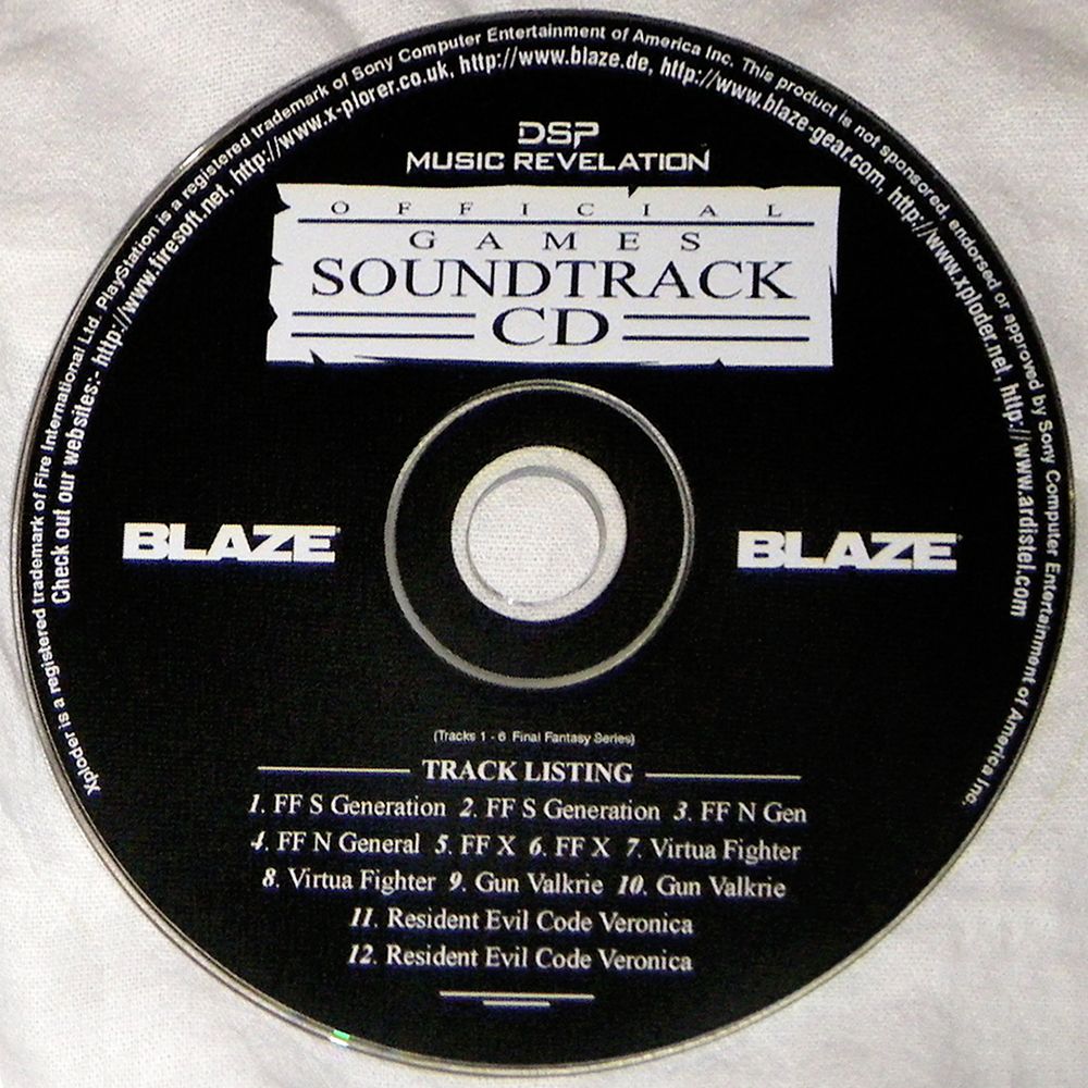 DSP Music Revelation Official Games Soundtrack CD