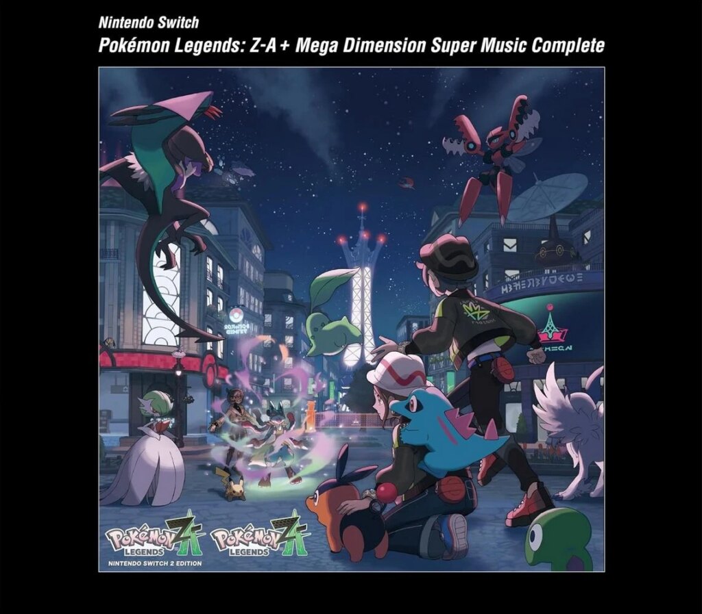 Nintendo Switch Pokémon Legends: Z-A + Mega Dimension Super Music Complete